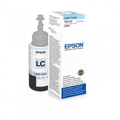  Купить Картридж EPSON T6735 светло-голубой  в интернет магазине
