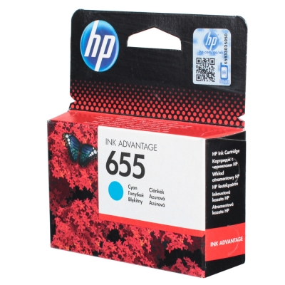  Купить Картридж HP CZ110AE № 655, голубой в интернет магазине