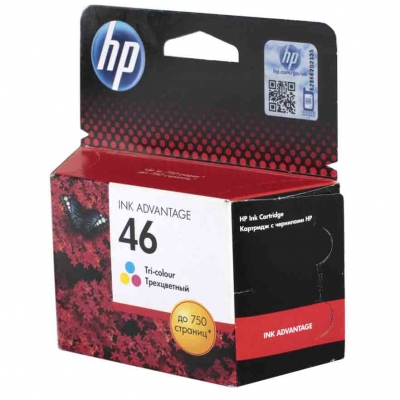  Купить Картридж HP CZ638AE № 46 цветной в интернет магазине