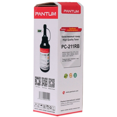  Купить заправочный комплект Pantum PC-211RB для устройств Pantum P2200/P2207/P2507/P2500W/M6500/M6550/M6607 (тонер на 1600 стр.+ чип) в интернет магазине