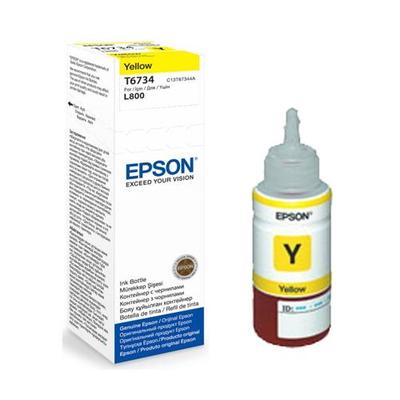 Купить Картридж EPSON T6734 желтый  в интернет магазине
